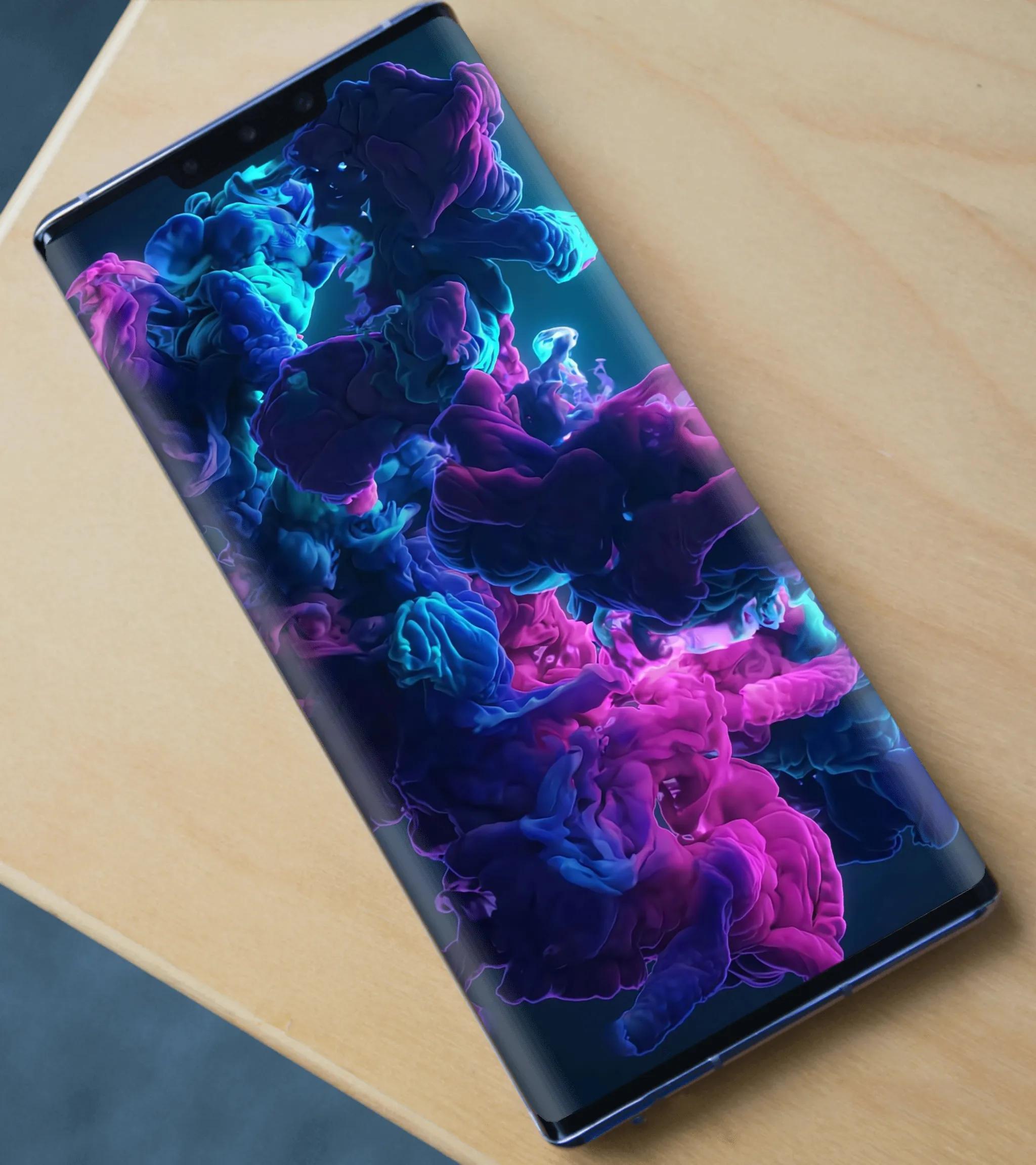 鲜艳色彩拼图手机壁纸,色彩堆叠手机壁纸