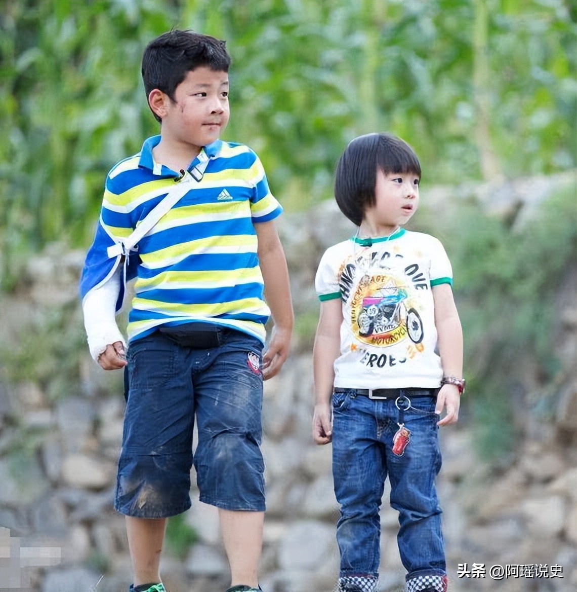 爸爸去哪儿12岁康康身高,爸爸去哪儿第一季石头天天