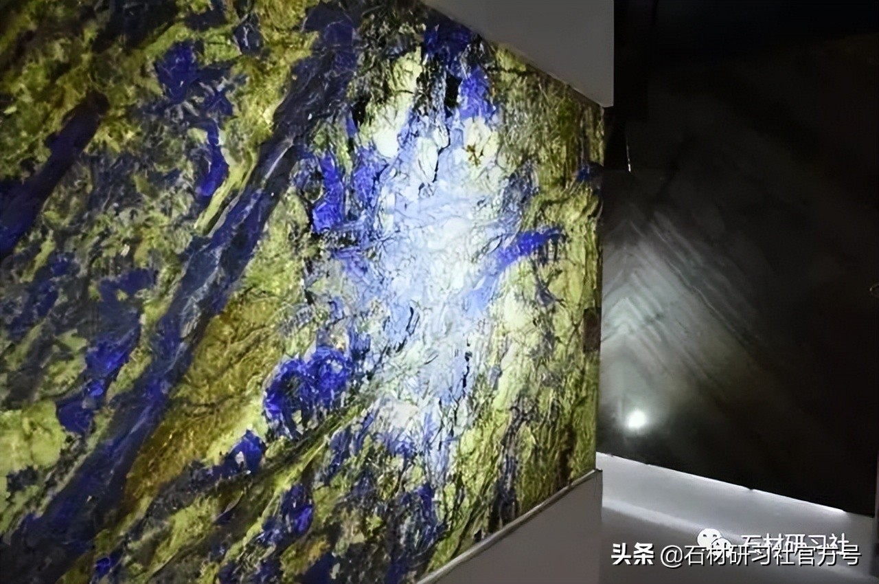 高端大气上档次低调奢华石材,石材蓝色经典