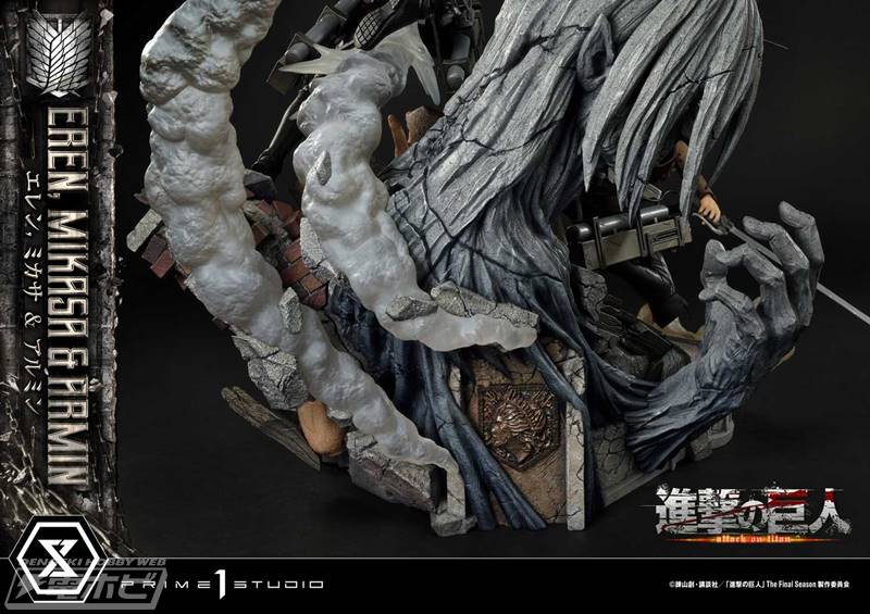 进击的巨人艾伦最终季手办,《进击的巨人》始祖艾伦手办
