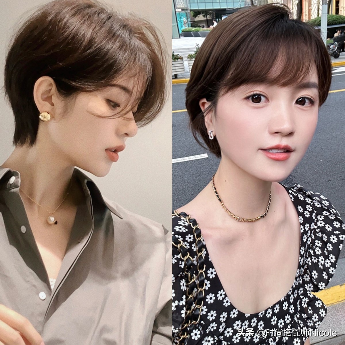 为什么有的人短发特别老气,为何有些人短发更有气质