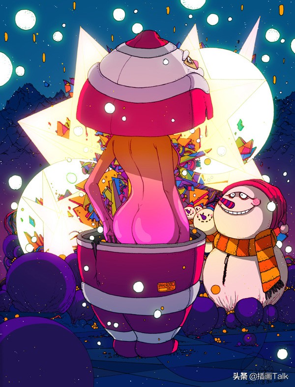 韩国插画师daehyunkim插画作品,韩国插画师siki作品