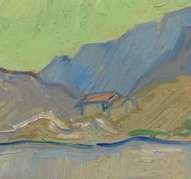 世界油画向日葵,梵高金色麦田油画临摹教程