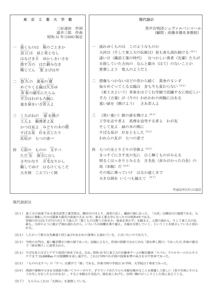 东京工业大学研究所,东京工业大学日本国立理工科大学