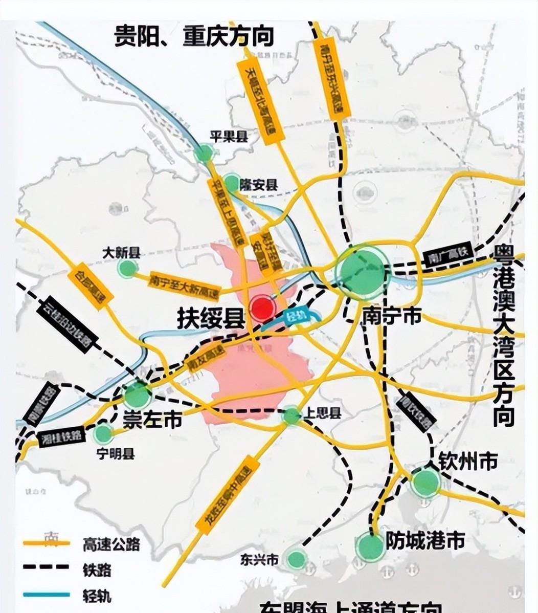 广西南宁离崇左有多远,崇左南宁距离