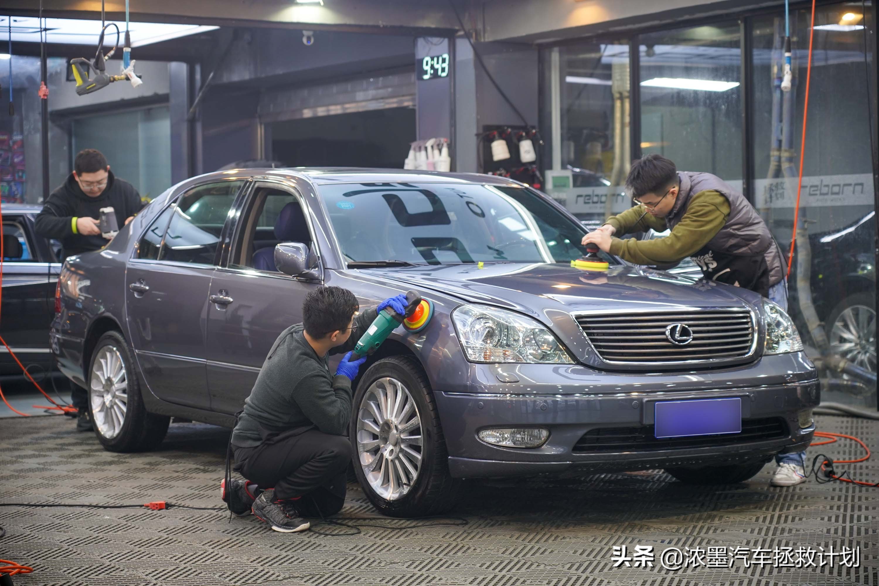 05款雷克萨斯ls430翻新修复,雷克萨斯ls430深度翻新解析