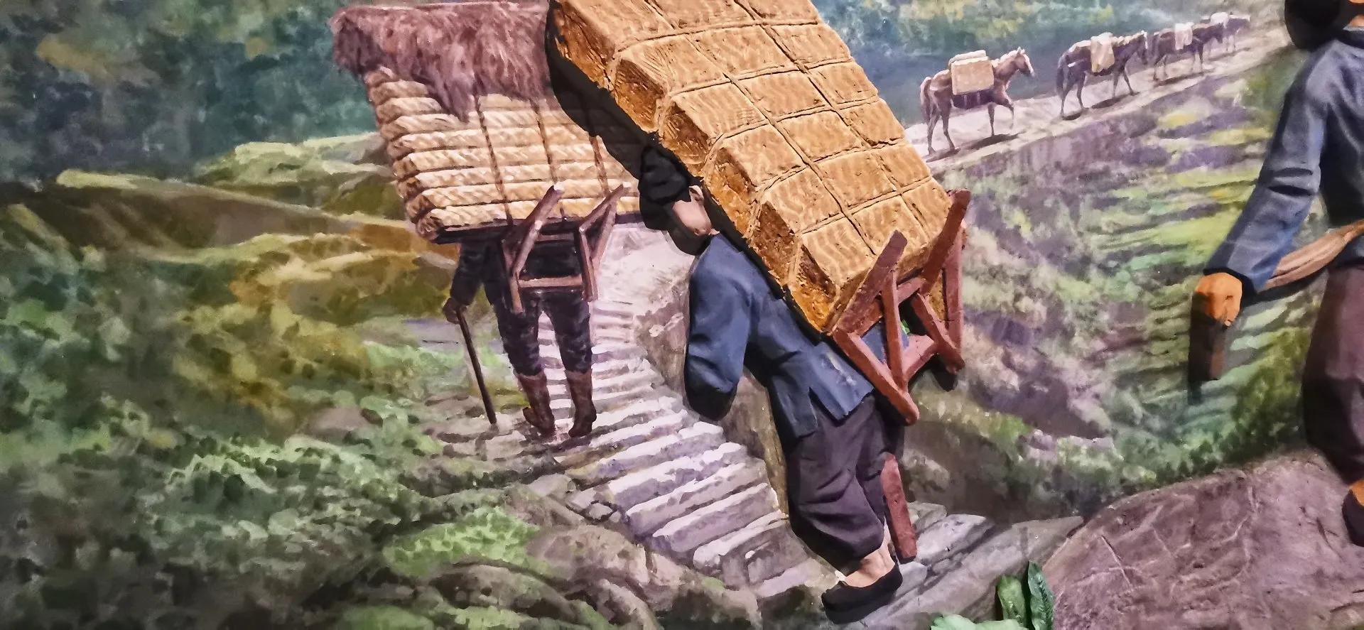 五峰茶马古道路线图,五峰渔洋关茶马古道图