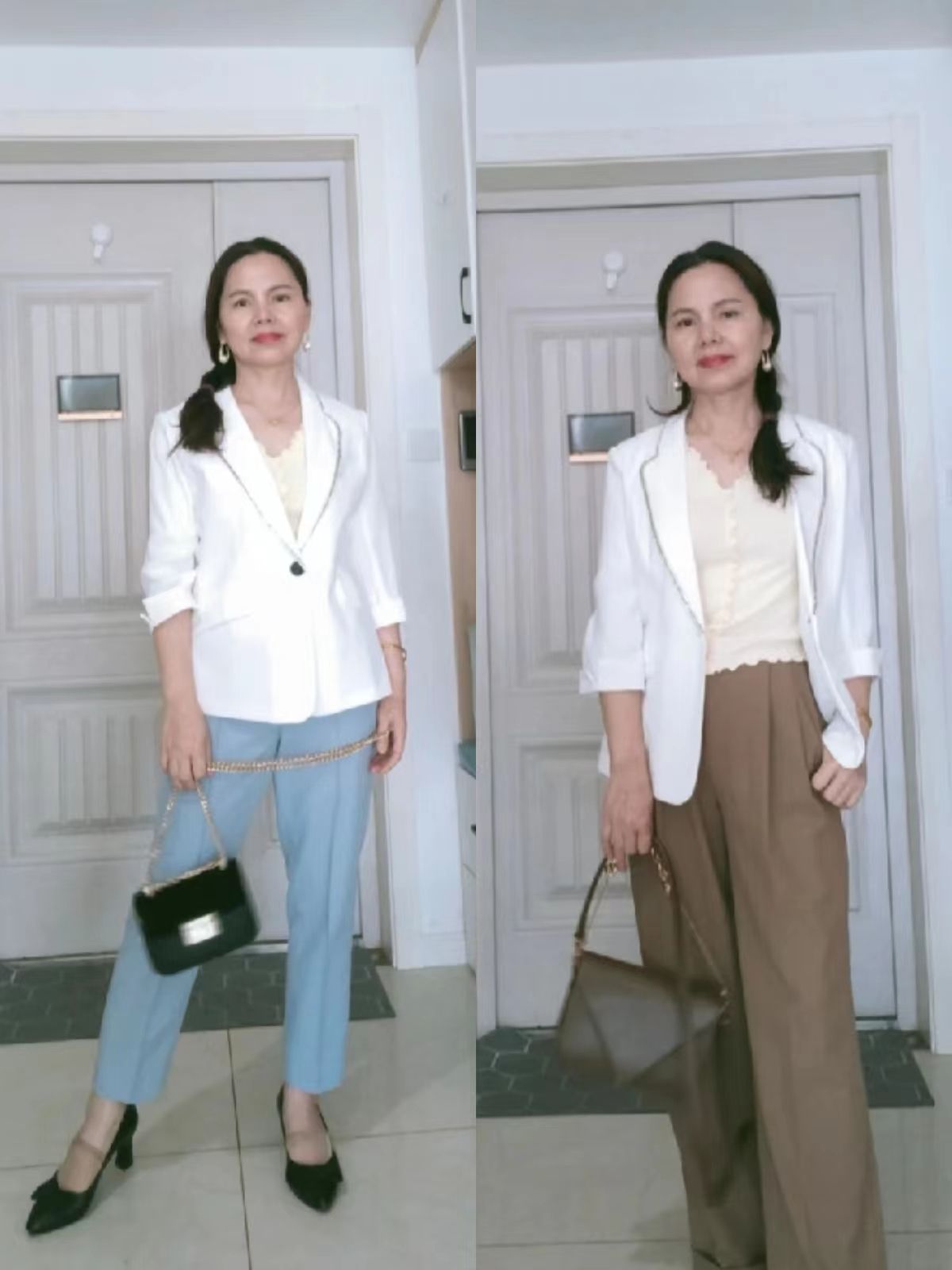 30-50岁精致女人这样穿搭时尚大方,妈妈穿搭推荐40-50岁春季搭配