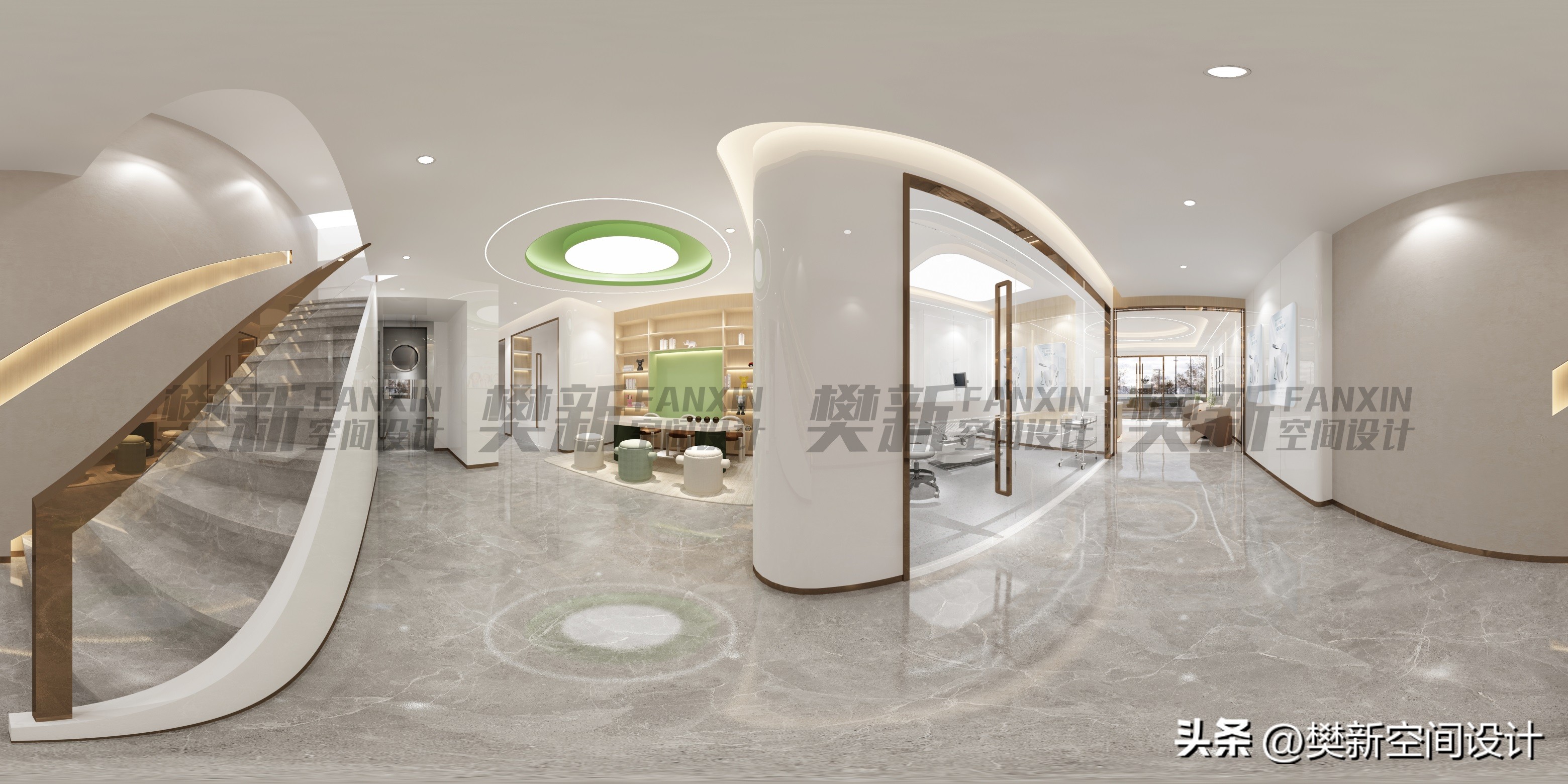 泉州市专业牙科诊所设计效果图,泉州牙科诊所装修设计效果