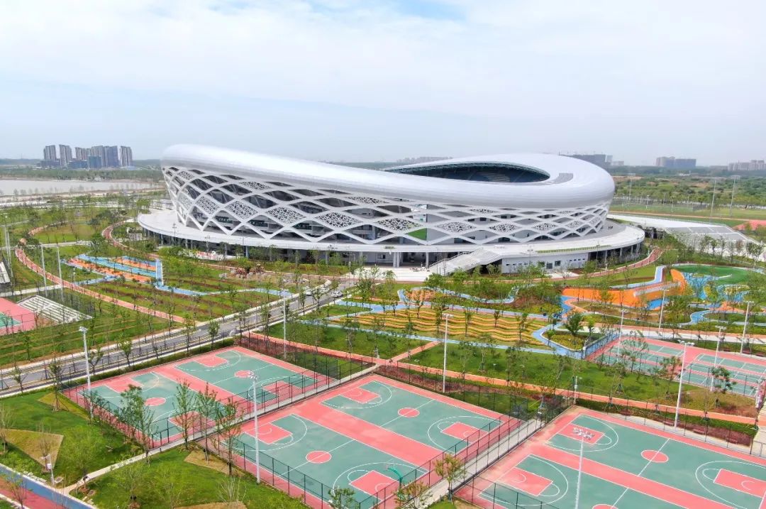 形似“如意”，气蕴“青花”！中建八局承建的安徽省运动会主场馆通过竣工验收