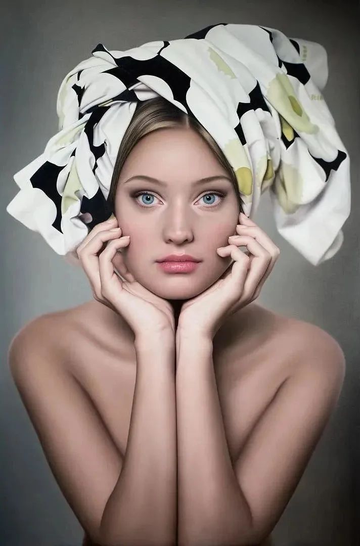 冷军最出名的5张女性肖像画,冷军画少女图