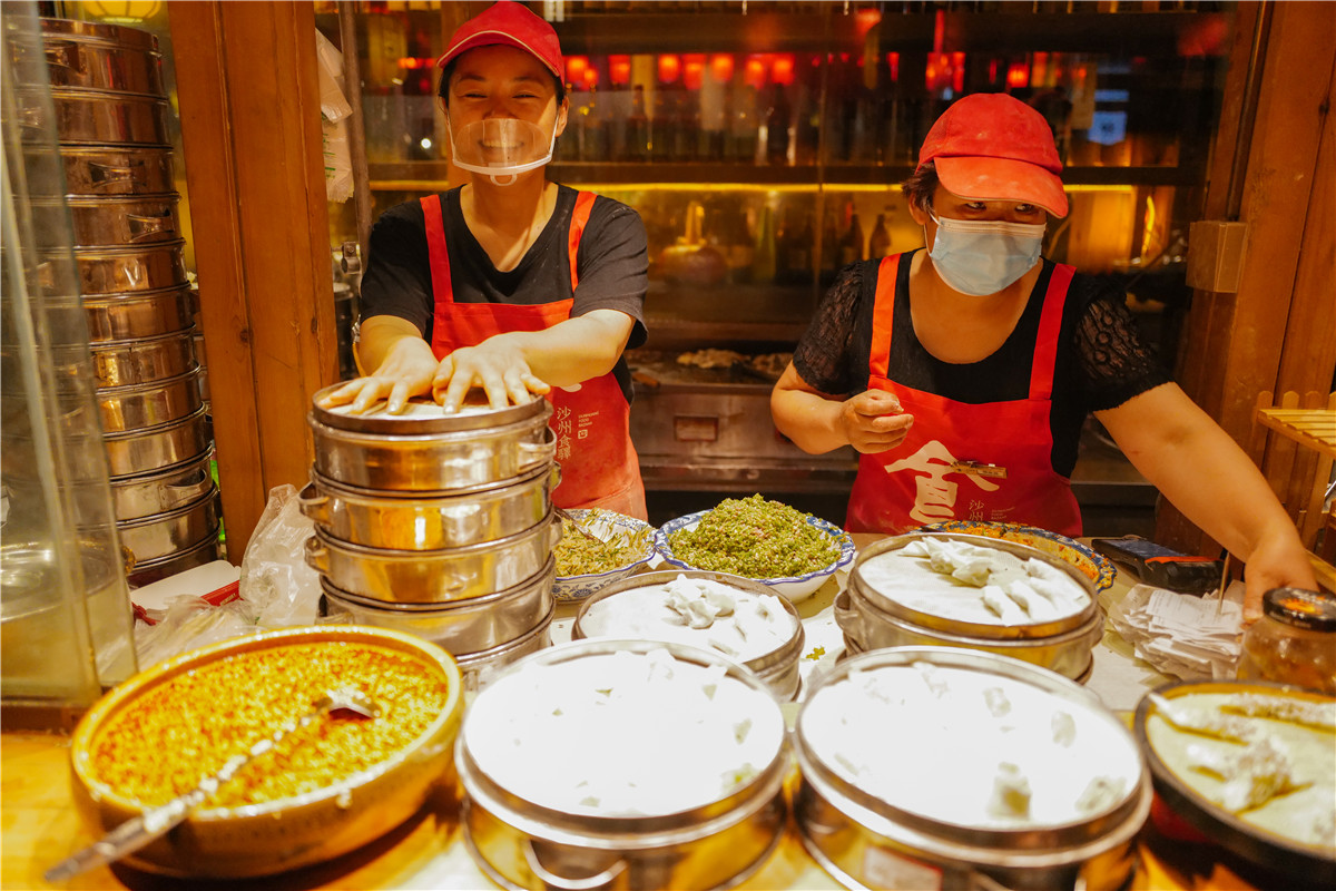 敦煌沙洲夜必吃美食,敦煌特色夜间美食
