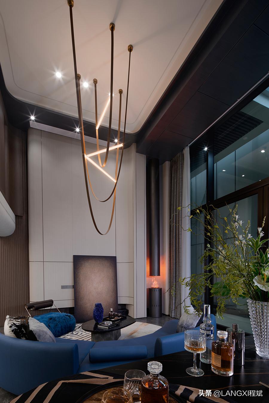 350平轻奢样板房,350平大平层样板间