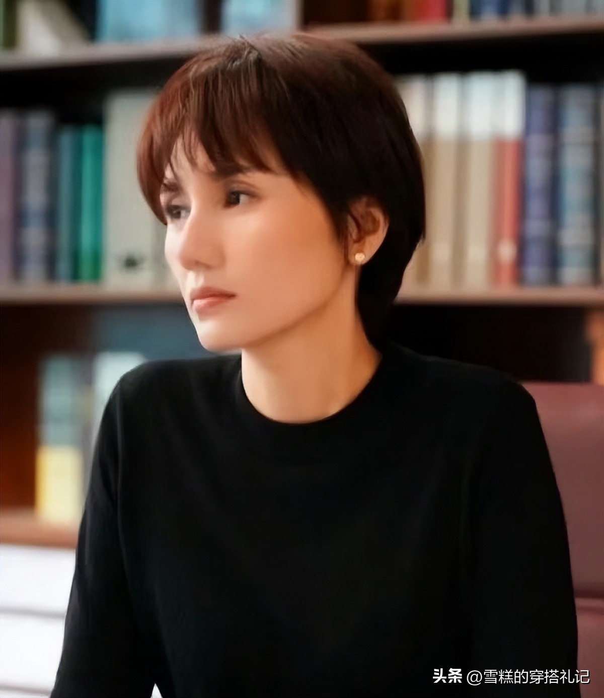 袁泉干练短发发型图片,袁泉最新短发发型图片大全