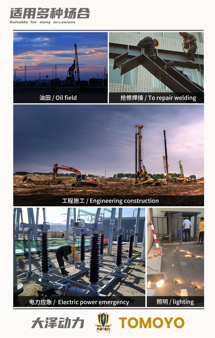 大泽动力6kw静音柴油发电机家用,大泽动力110v10kw柴油发电机