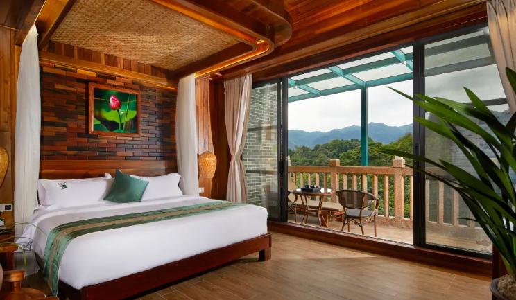 龙门房间里有泡池的温泉民宿,龙门沙迳温泉民宿带私人泡池