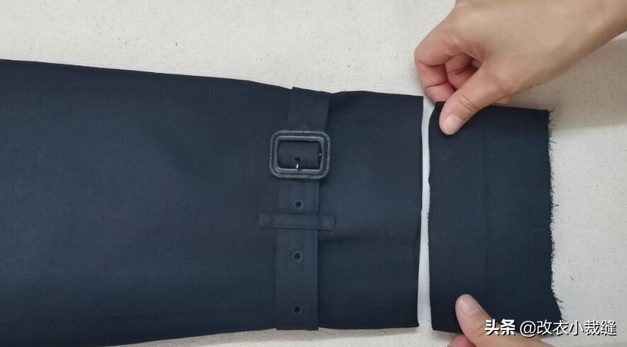 外套袖子长了怎么改短大袖口,西装袖口有暗扣怎么改短袖子