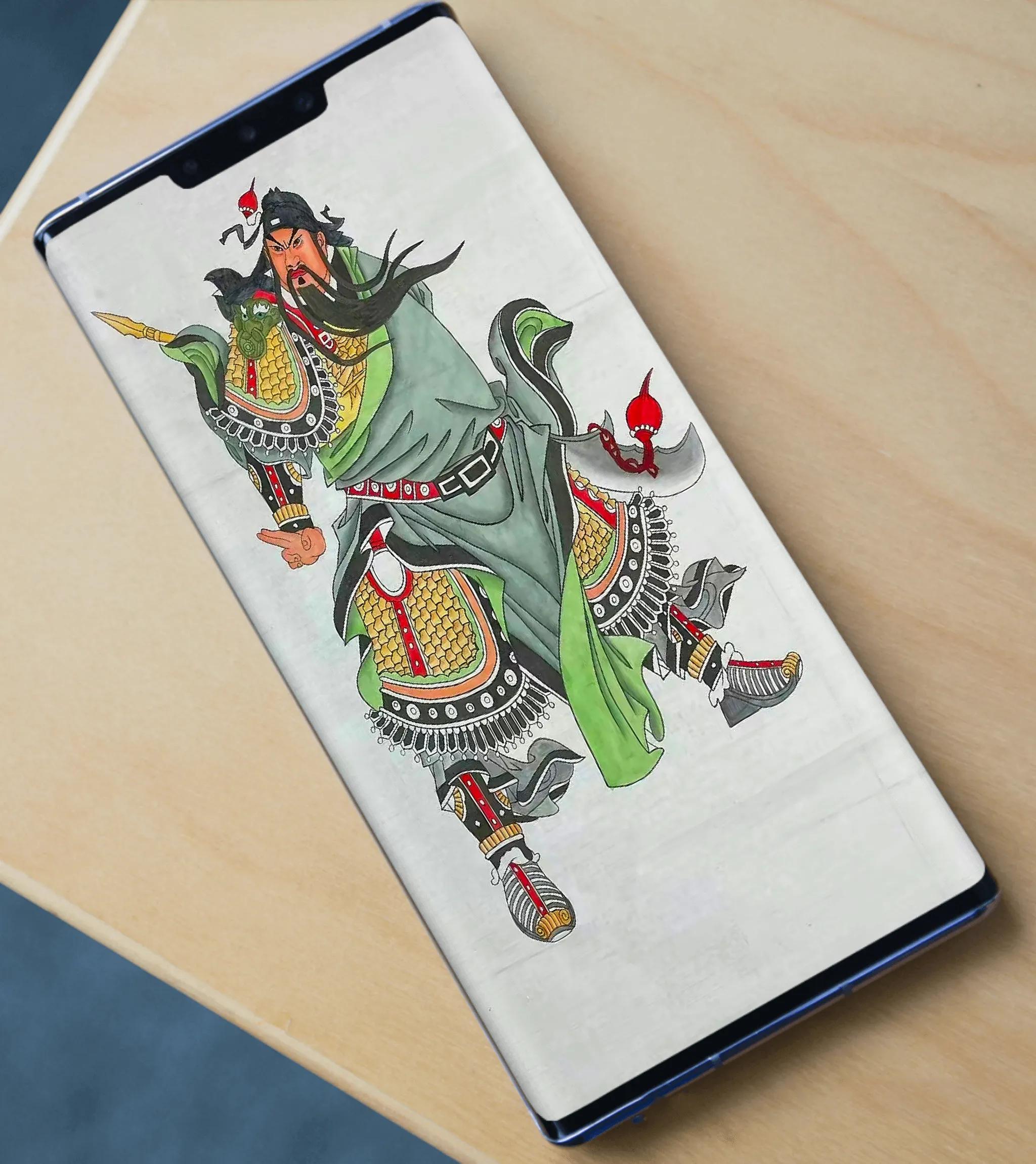 武财神关公高清手机壁纸,武财神图片壁纸高清大图