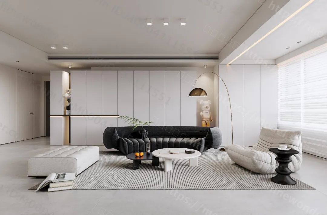 简约风格怎么布局好,高级简约风装修风格大落地窗