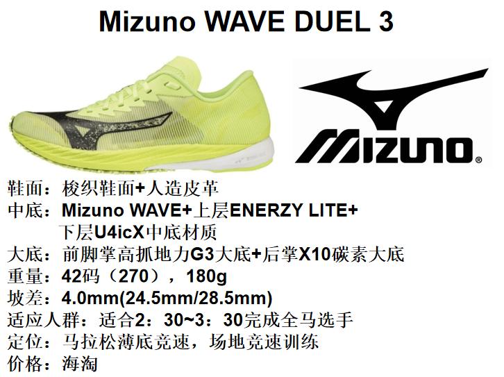 美津浓跑鞋22,美津浓跑鞋产品矩阵