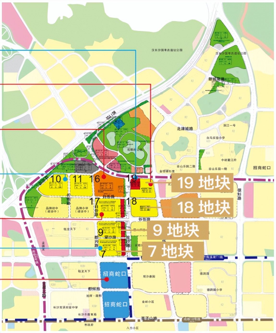 长沙观沙岭片区地块,长沙十大地块排名表