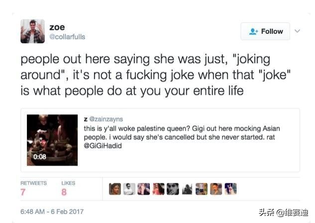 不用洗白眯眯眼、吊眼角，美国模特一家最爱用这个嘲讽中国人