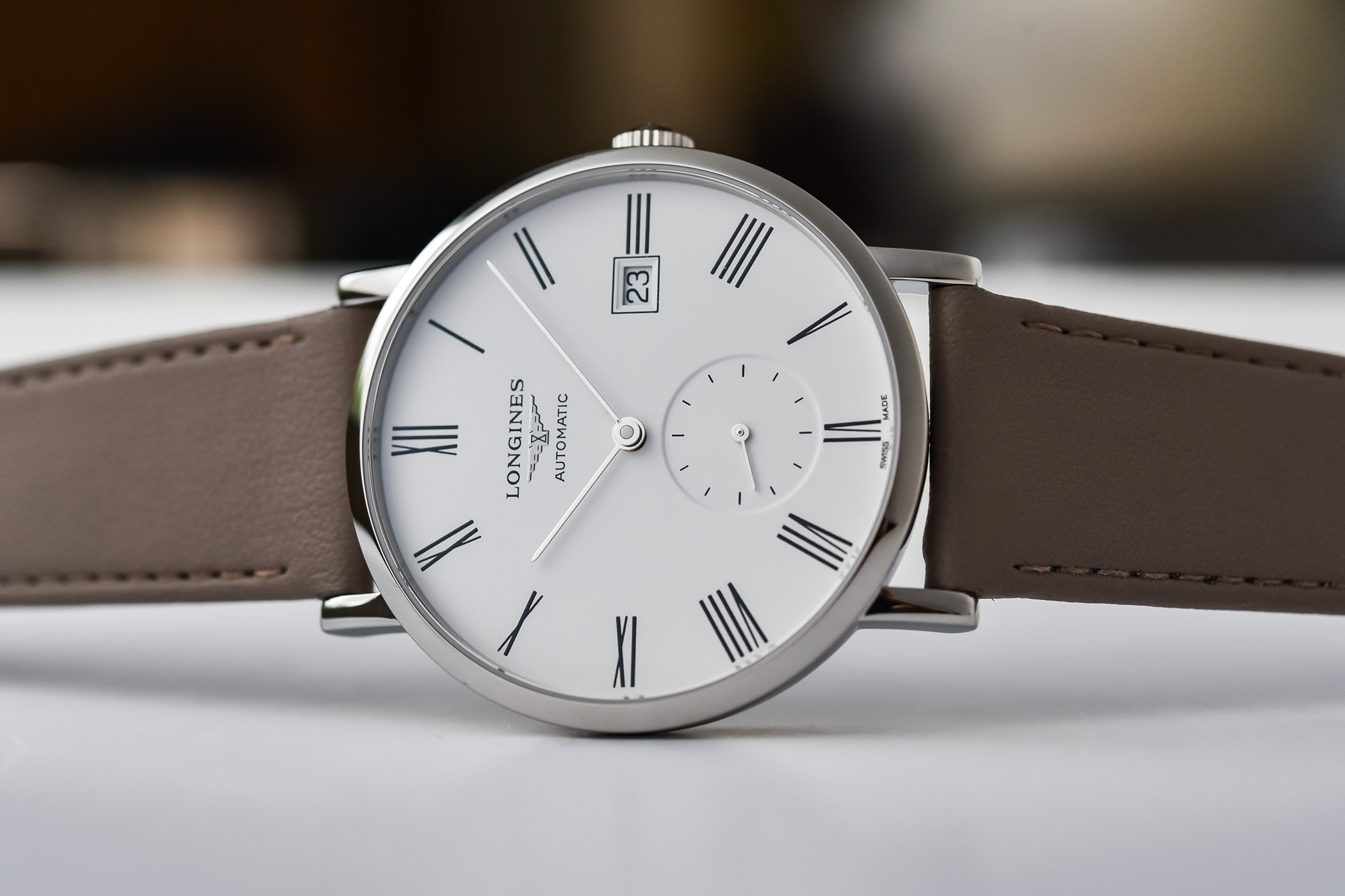 浪琴博雅elegantcollection,浪琴博雅37mm金钻表