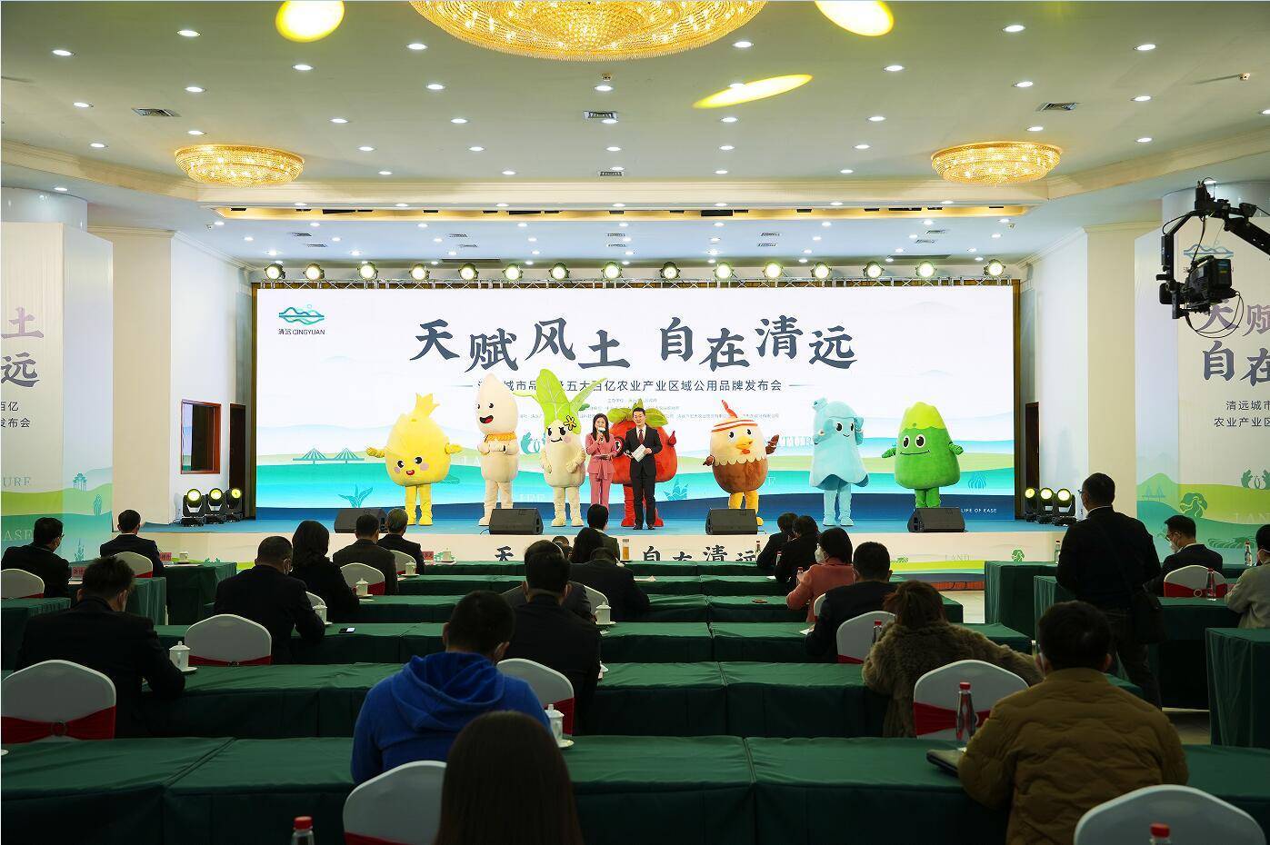 清远市城市品牌及五大百亿农业产业区域公用品牌亮相