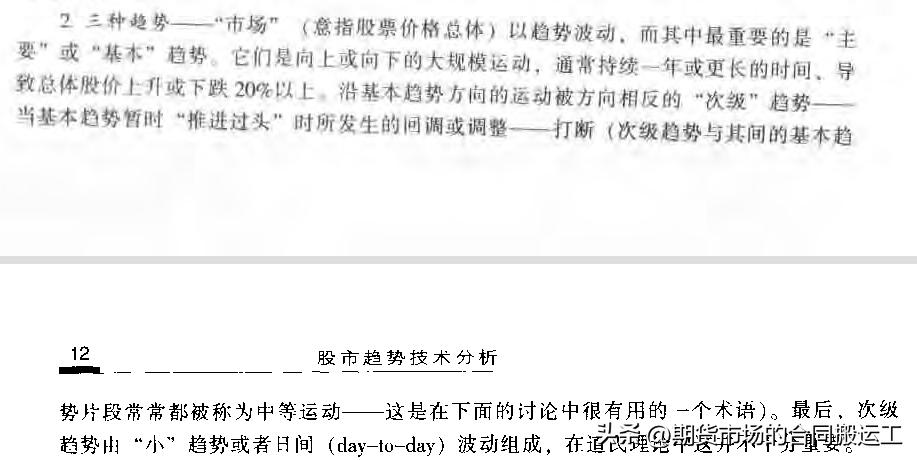 道氏理论是技术分析吗,技术分析快速入门20讲第一讲