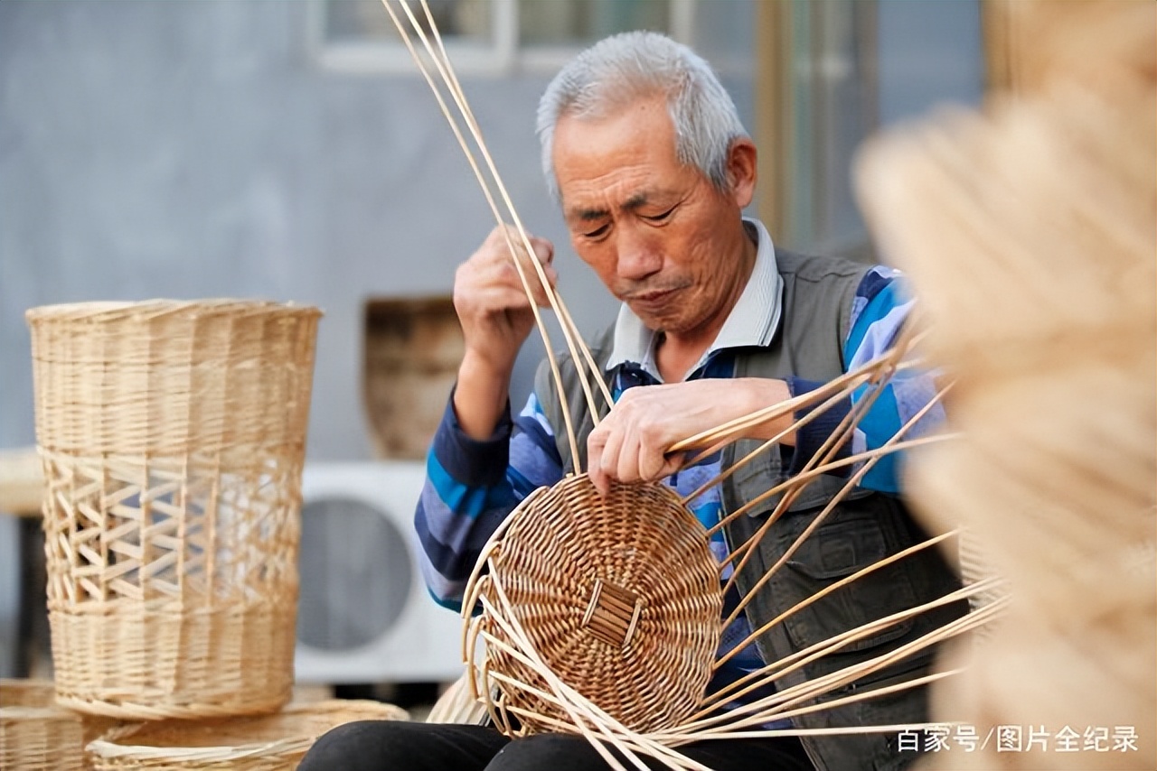 阜南黄岗镇柳编制品,阜南黄岗柳编传承人