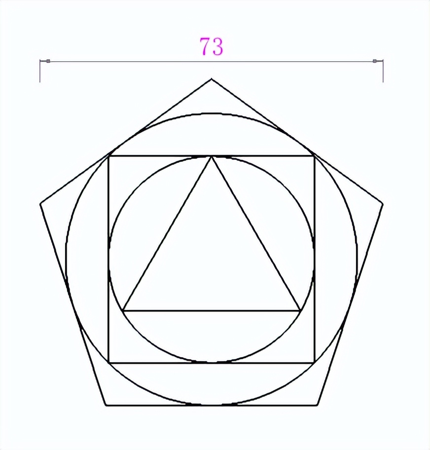 cad多边形内切圆和外接圆的画法,cad内切圆外接圆使用方法