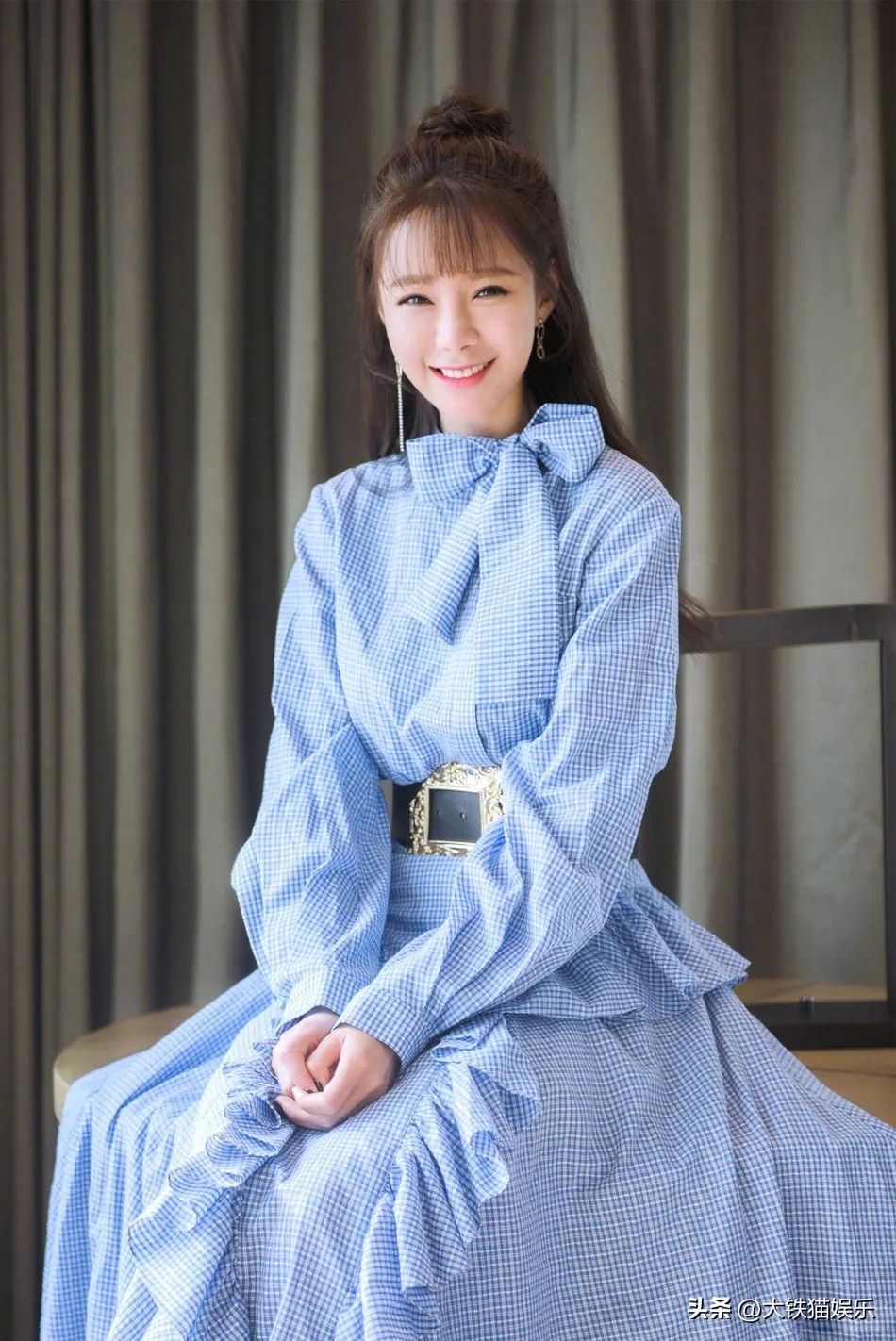 杨幂的头发为什么会秃,杨幂头发变秃了吗