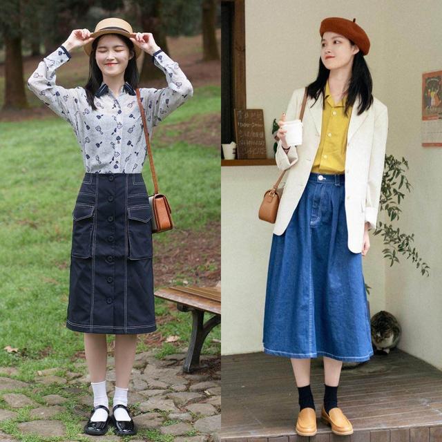 夏天裙子搭配什么鞋子显腿长,夏日搭配有哪些半身裙显腿长