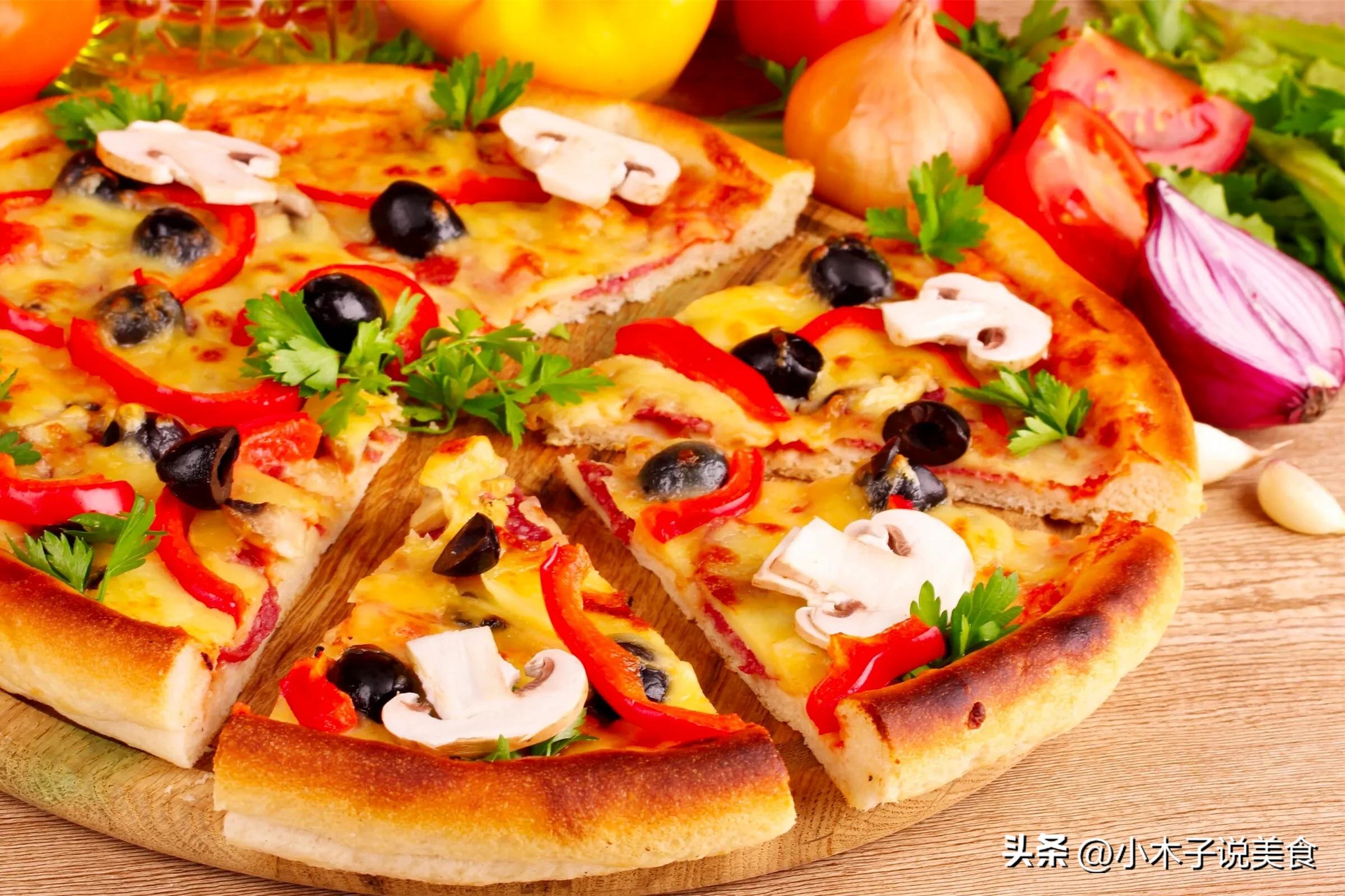 三秒做披萨,超轻粘土美味的披萨手工制作教程