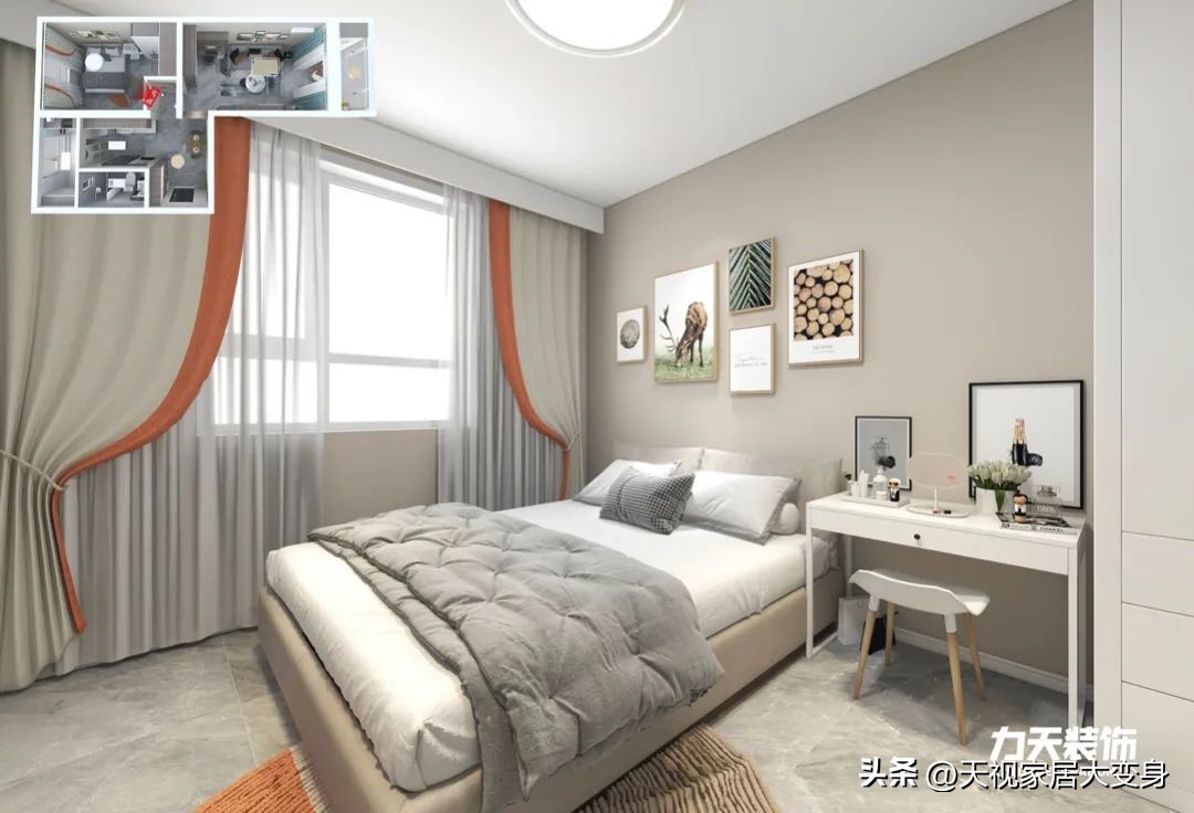 20平出租屋卧室客厅一体改造,60平两室一厅怎么改造