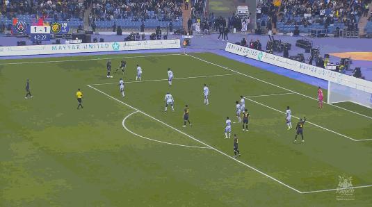 大巴黎5-4利雅得梅西进几个球,c罗姆巴佩内马尔梅西同队大巴黎