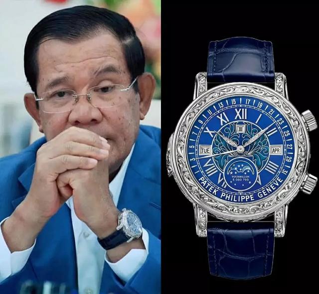 柬埔寨首相洪森的名表,柬埔寨首相洪森戴什么手表