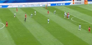 徐新海港首秀43分钟就染红被罚下,上港徐新张琳芃