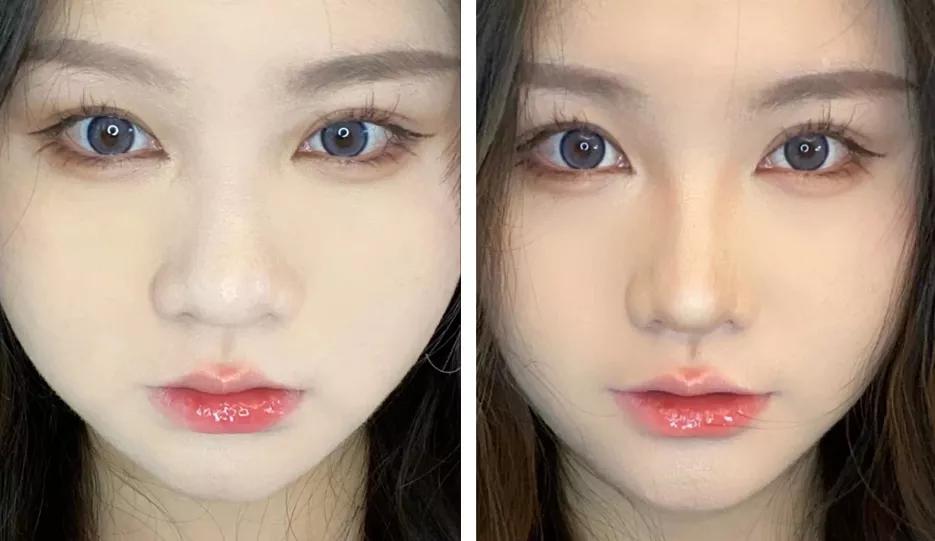 塌鼻梁的变美思路,塌鼻子变美小技巧视频教程