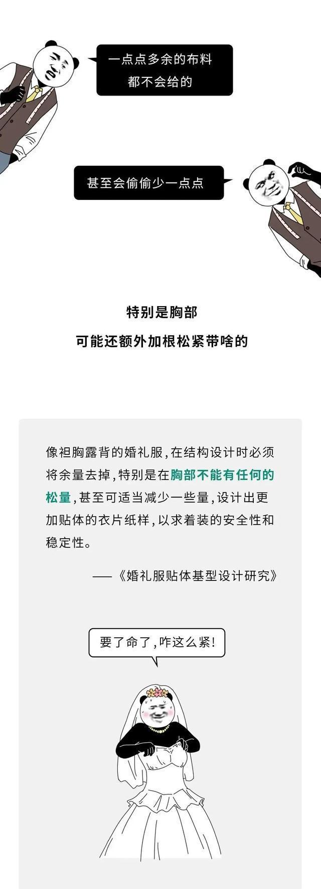 女生穿抹胸，为什么不会往下掉？都是设计师的功劳