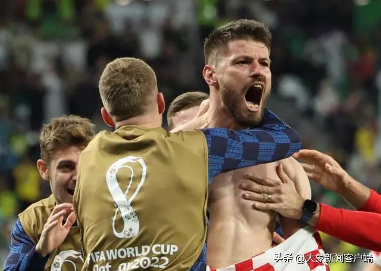 2022世界杯巴西vs克罗地亚点球大战,克罗地亚点球现场激动时刻