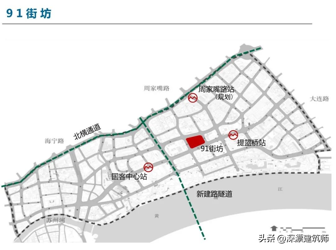 上海北外滩480米高楼方案,北外滩kpf方案