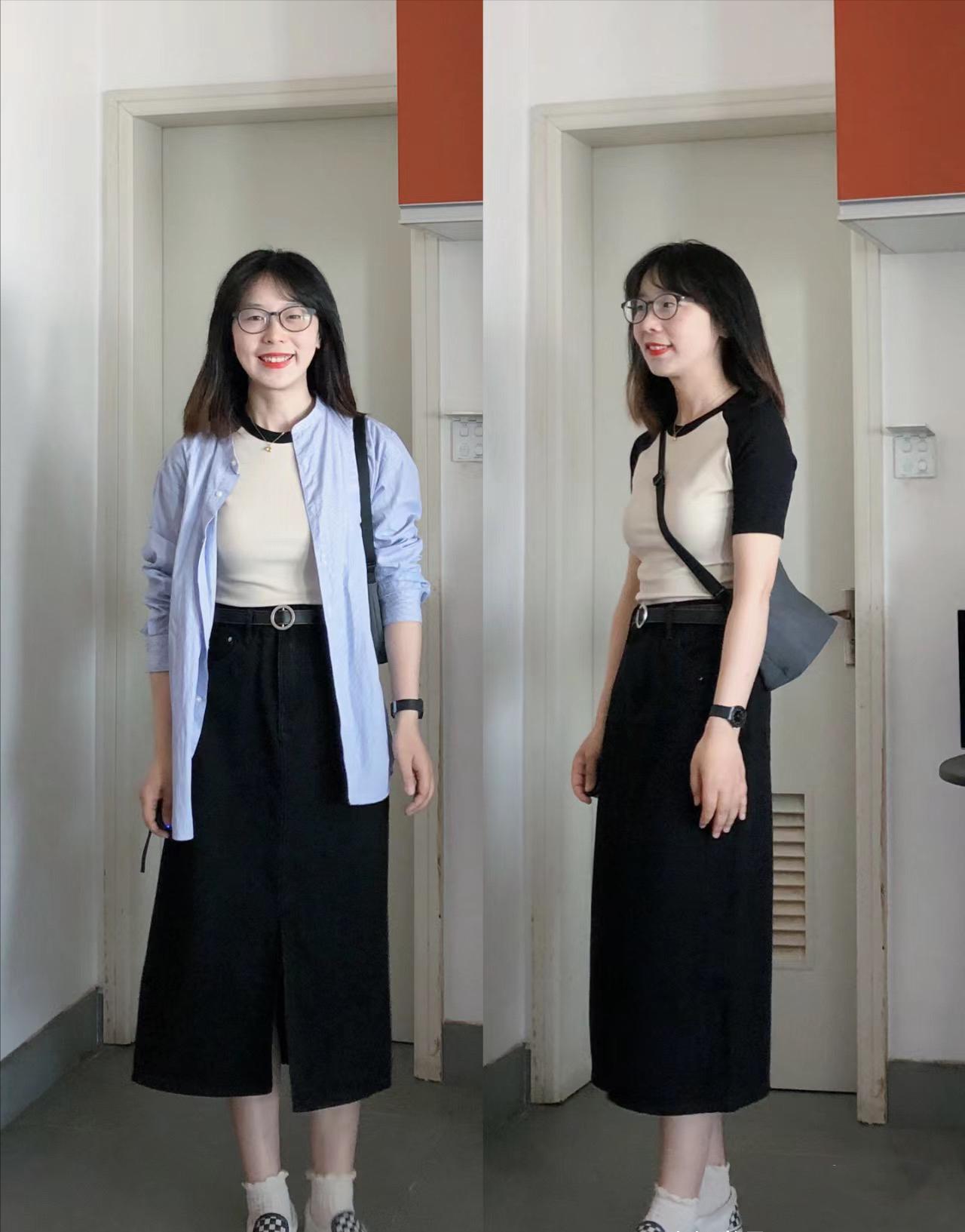 普通长相博主穿搭,穿衣很有气质的女生博主