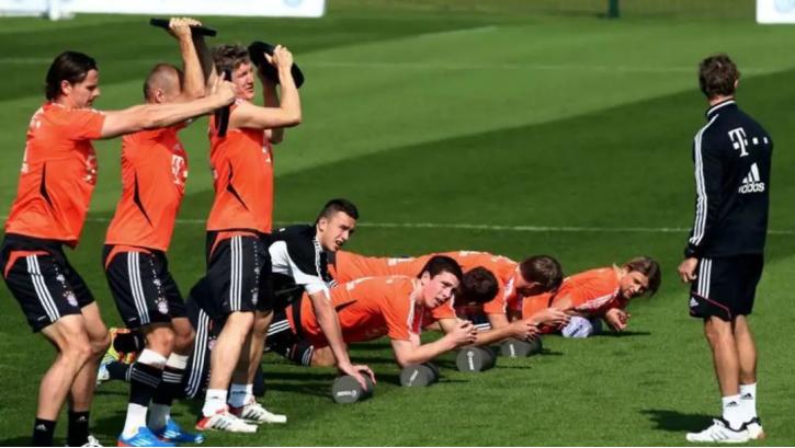 拜仁体能训练,拜仁慕尼黑俱乐部球员训练