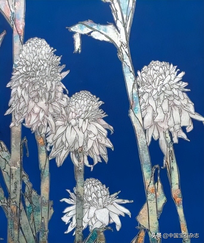 宝石微尘皆入笔湘女唐音写婵娟——观唐婵的工笔重彩绘画