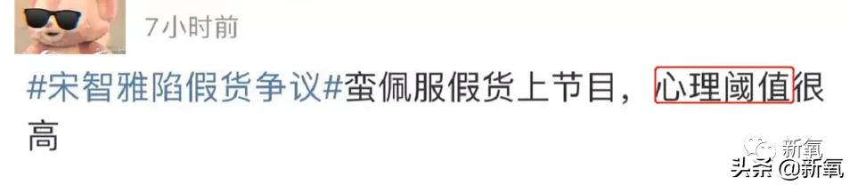 宋智雅回应假货风波,宋智雅的假货风波怎么发现的