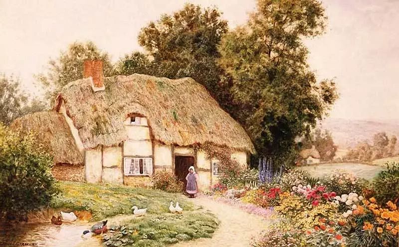 水彩画家约瑟夫的城市风光作品,英国水彩画家理查德索恩