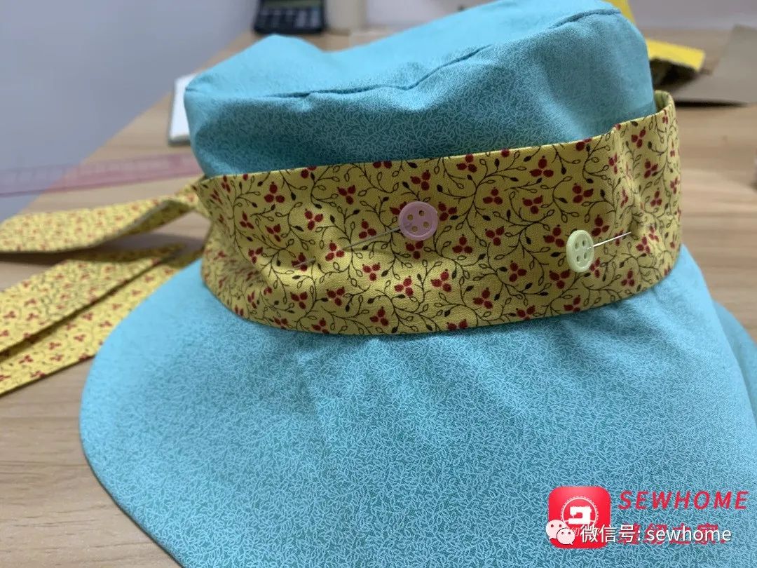 蝴蝶结遮阳帽裁剪,超大蝴蝶结制作教程缝纫