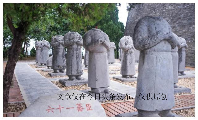武则天陵墓凤凰断翅图,武则天陵墓旁边的无头石人诡异
