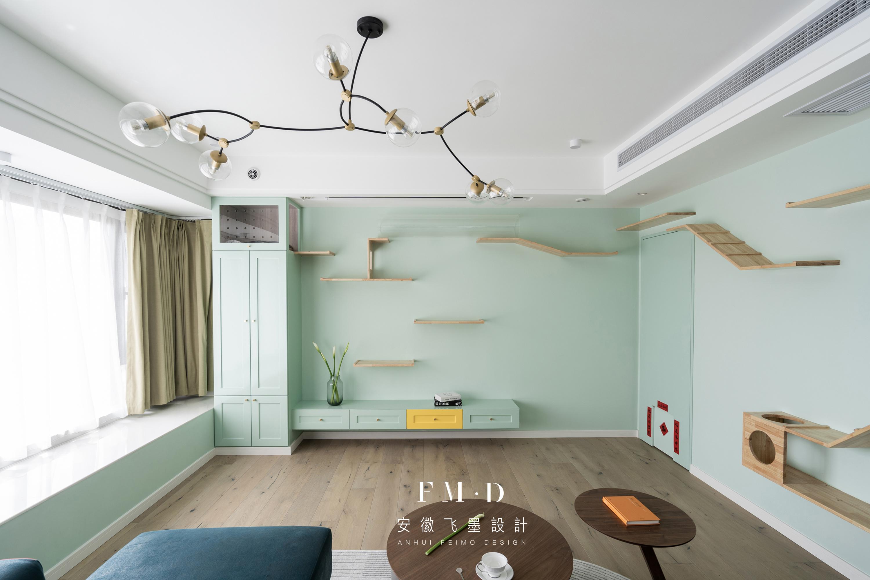 现在客厅流行这样设计,新中式客厅三件套